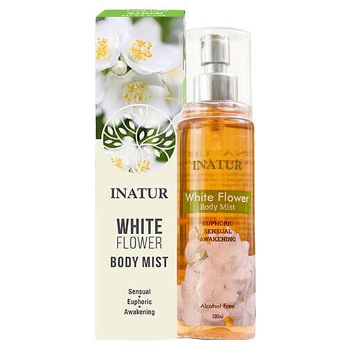 INATUR White Flower Body Mist, 100 ml